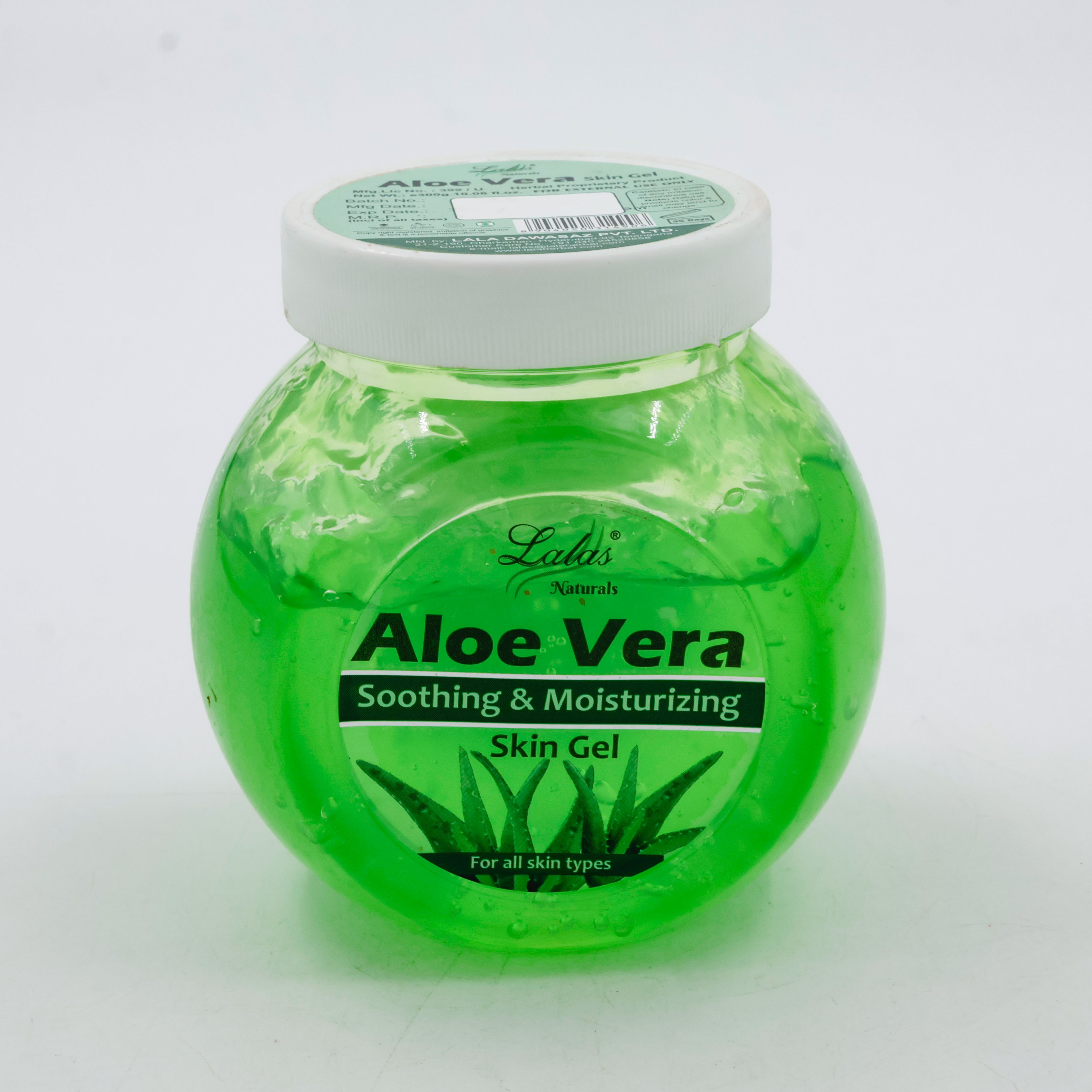 Lalas Aloevera gel With Aloevera Pulp 300 g